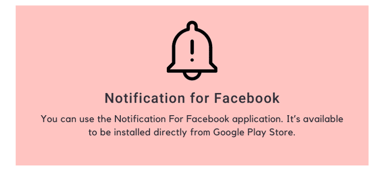 Notification for Facebook
