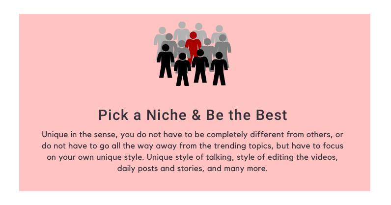 Pick a Niche & Be the Best
