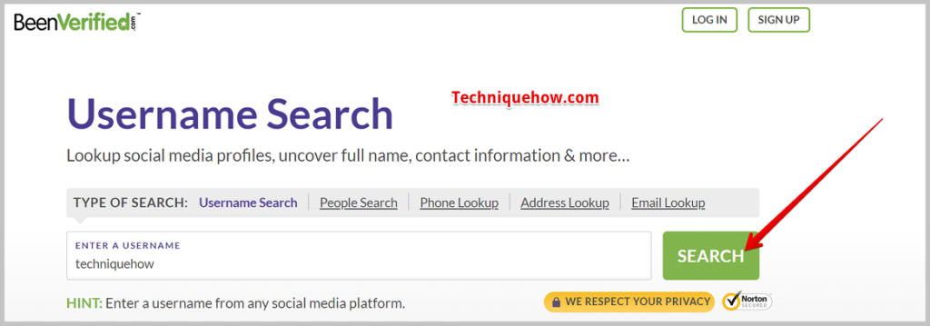 SEARCH button