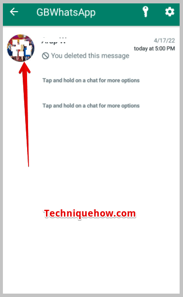 chats section
