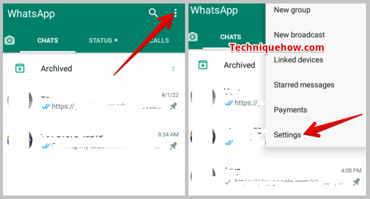 click on the three dots icon