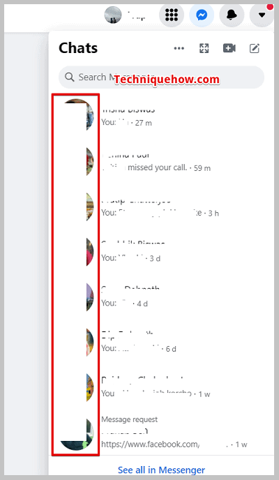 Chat list order fasebook 25 Facebook