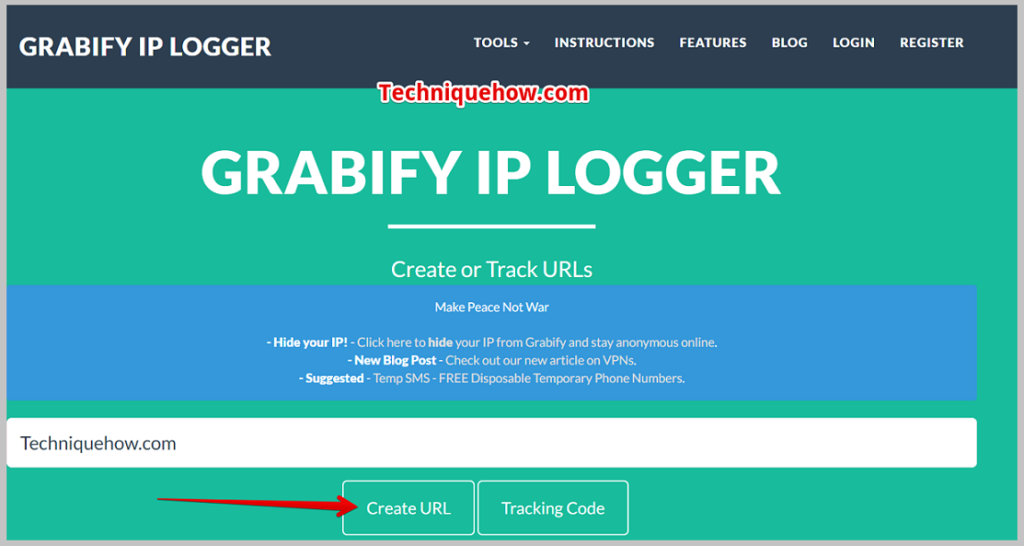 enter the URL