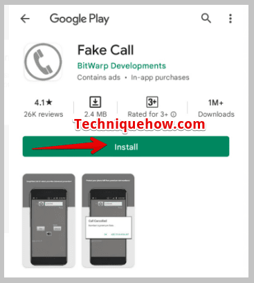 install the application