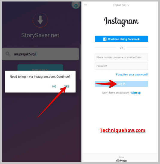 login to your account