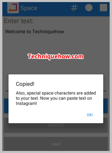 press the blue Copy button