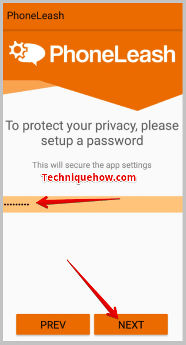 privacy please setup a password