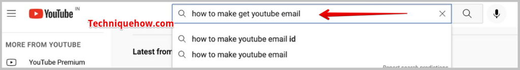 search bar whose videos