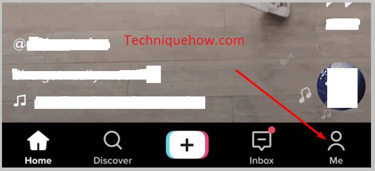 tap on the 'Profile'