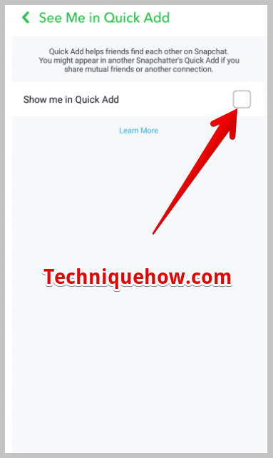 uncheck the box