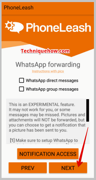 whatsapp forwarding