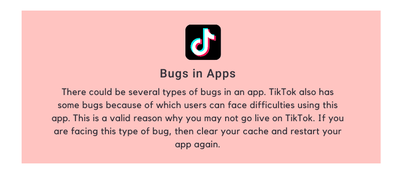 Bugs in Apps