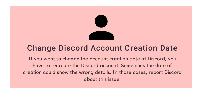 Change Discord Account Creation Date