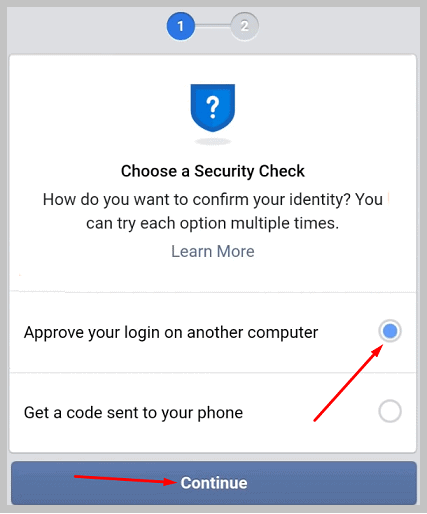 Click on Continue
