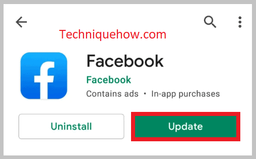 Click on the Update