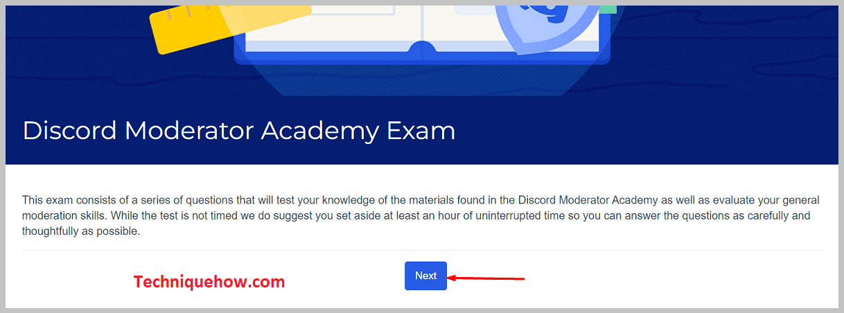 Discord Moderator Academy Exam