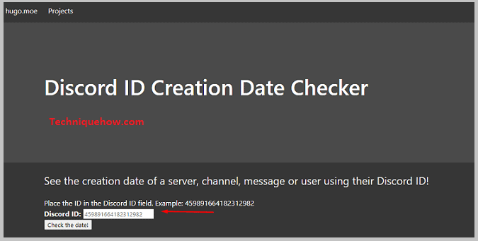 Discord id enter