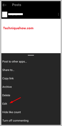 Edit Post