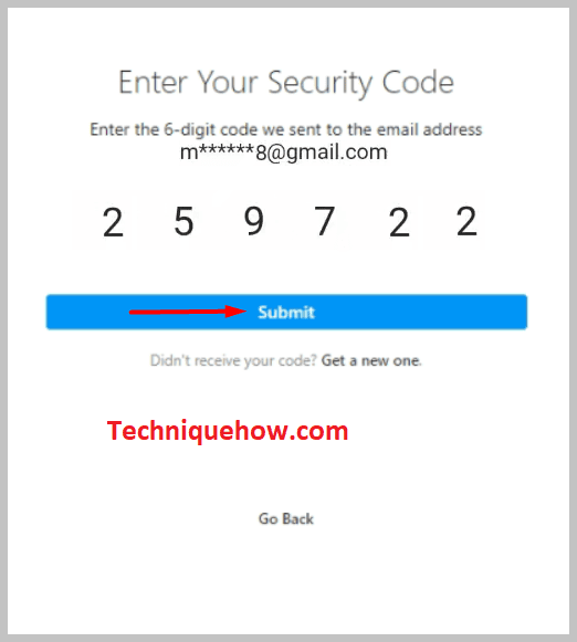 Enter your Security Code