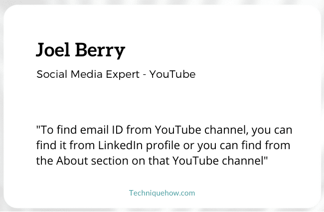 How To Find YouTube Channel Email ID TechniqueHow how-to-find-youtube-channel-email-id-techniquehow