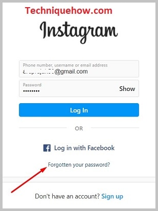 Forgotten Password