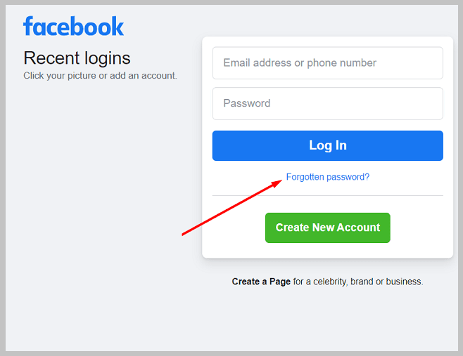 Forgotten-password