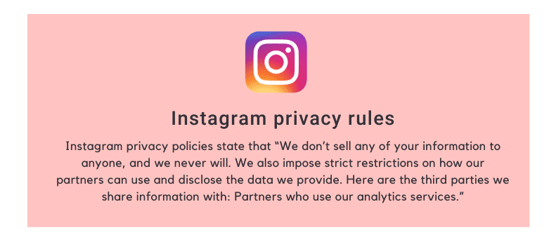 Instagram privacy rules