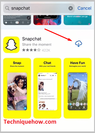 Install Snapchat Again