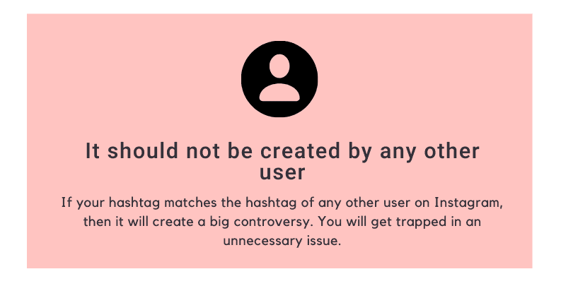 It should not be created by any other user