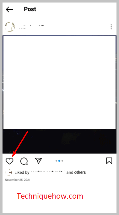 It would turn White means it's unliked