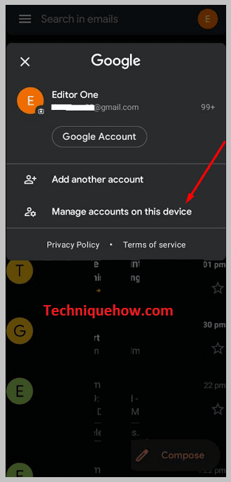Manage your Google Account