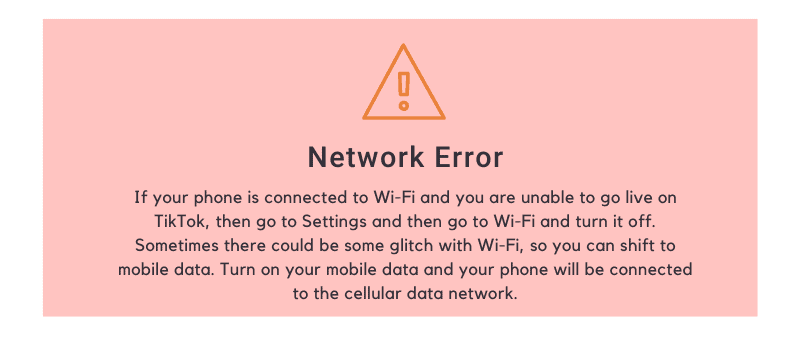 Network Error
