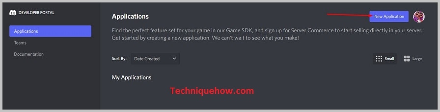 new application