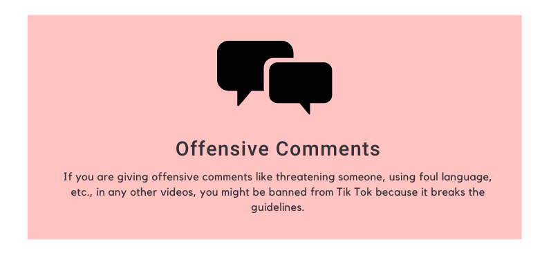 Offensive Comments