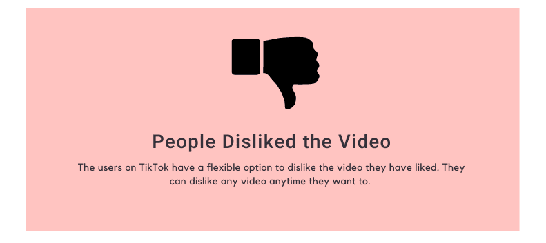 People Disliked the Video