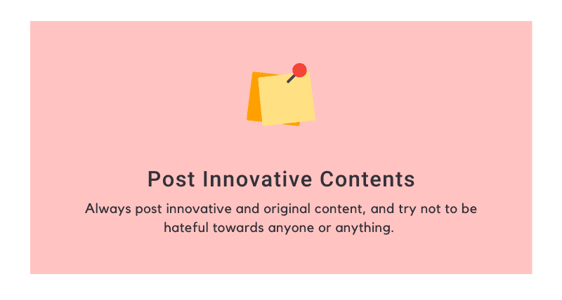 Post Innovative Contents
