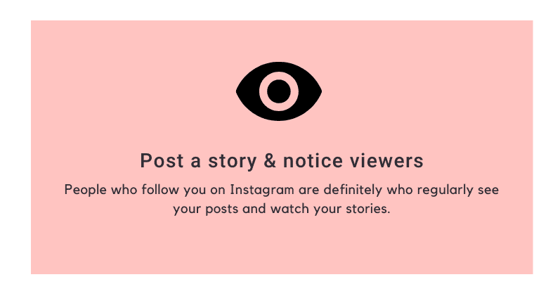 Post a story & notice viewers
