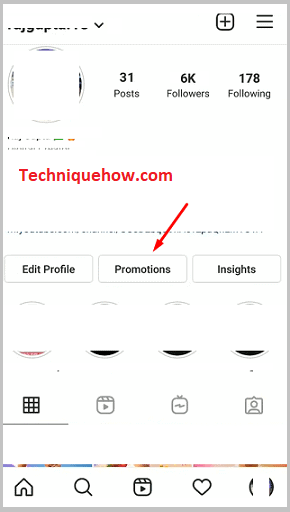Promotions in Instagram