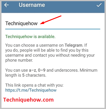 Put Username
