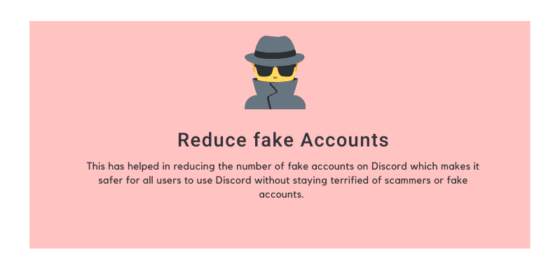 Reduce fake accounts