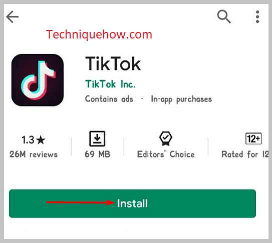 Reinstall TikTok to Update