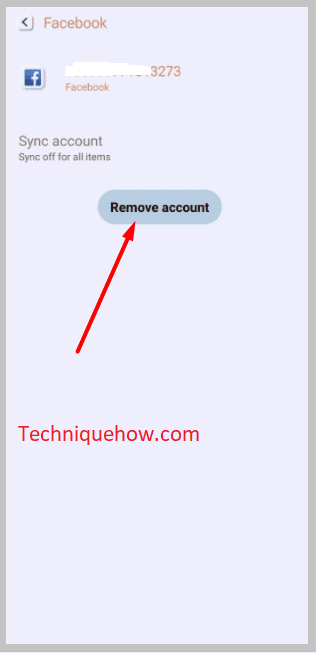 Remove the Account