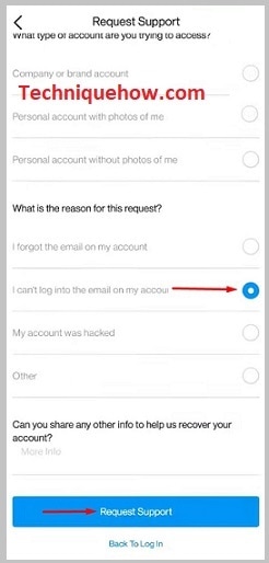 Request Support