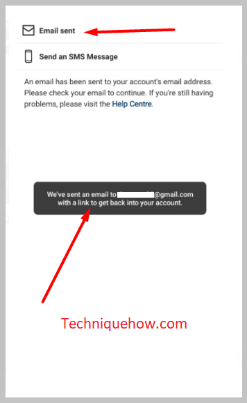 Reset Link on Email