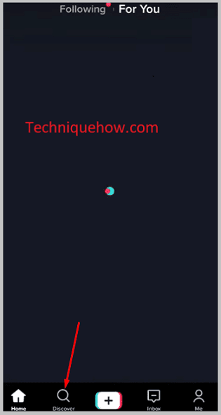 Search bar tiktok