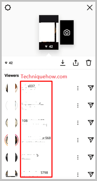 See the viewers' names