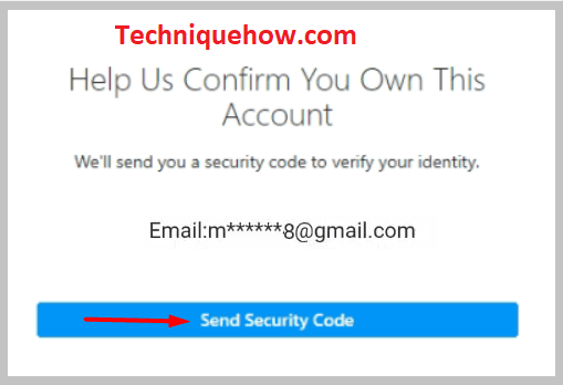 Send Security Code