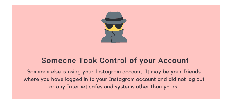 Someone Took Control of your Account