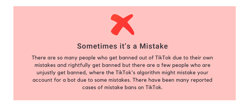 Sometimes it's a Mistake