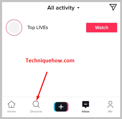 Tap on the Search icon